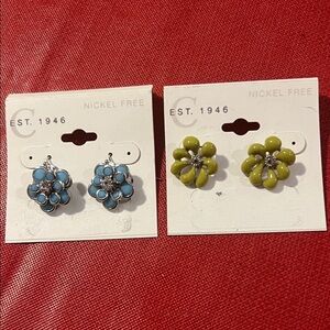 2 Pair Earrings